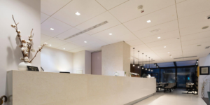 The Role of Mineral Fibre Ceiling Tiles in Hotel Acoustics & Ambience | Amazone By Furnitech | Best Acoustic Ceiling Tiles In India