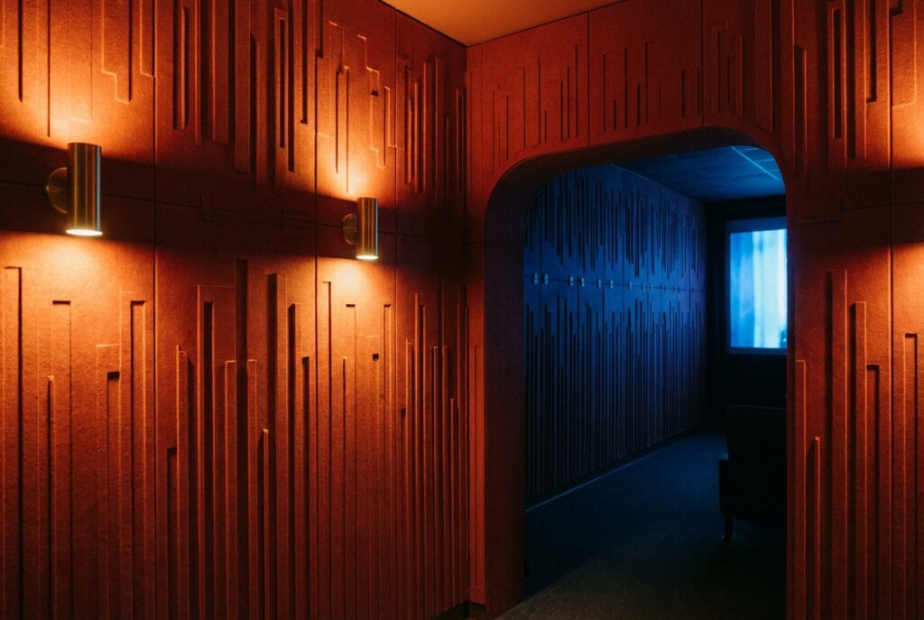 CNC-Cut PET Acoustic Panels | Layered Acoustic Art and Multi-Colour Designs | Amazone By Furnitech